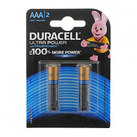 /Батарейка алкалиновая тип AAA 1,5В 2шт Duracell LR03 MN2400 BL-2 New