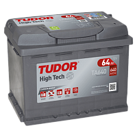 Аккумулятор TUDOR High-Tech 64 А/ч обратная R+ EN 640A 242x175x190 TA640 TA640
