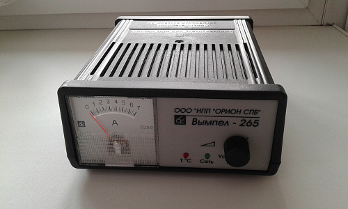 Зарядное устройство Вымпел-265 (автоматич-руч. 0,6-7А, 12В)