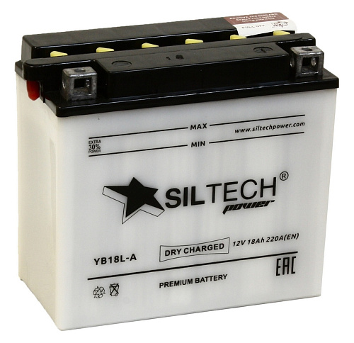 Аккумулятор SILTECH DC 12V16Аh п.п. (YB16B-A) cух/зар с/эл [д160ш90в161/210]