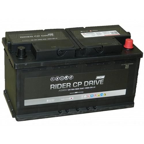 Аккумуляторная батарея RIDER DRIVE AGM 95Ah R+