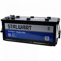 Аккумулятор STALWART Expert TRUCK 6СТ-190 евро.конус/болт