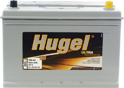 Аккумулятор HUGEL  - 100 о.п. 6-СТ  низ