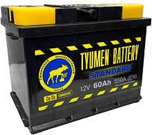 /Аккумулятор Тюмень STANDARD 6СТ - 60 L (п.п) [д242ш175в190/550]
